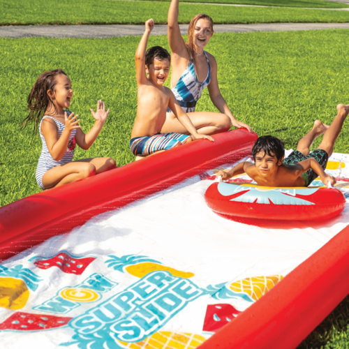 WOW Watersports Pineapple Super Backyard Lawn Slide with High Side