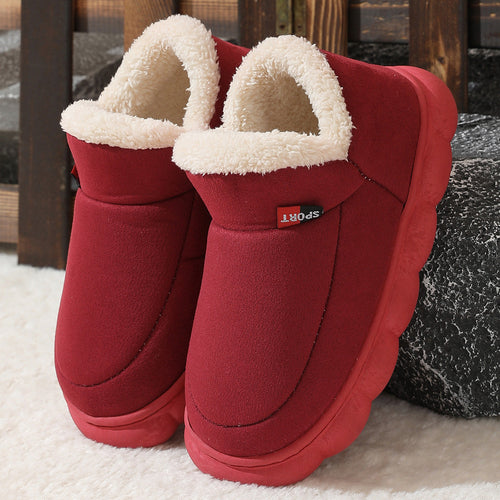 Plush Memory Foam Slippers - Warm Suede House Shoes