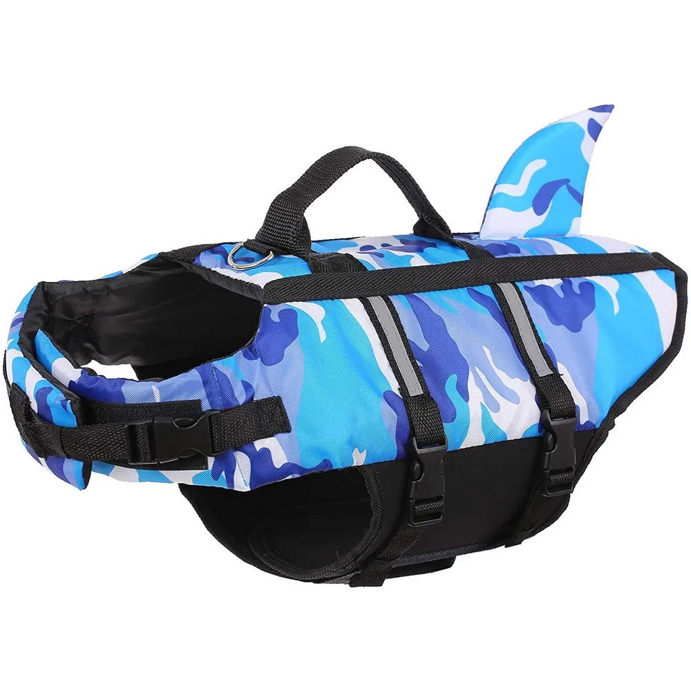 Dog Life Jacket - Shark Fin Design Pet Swimming Vest