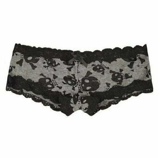 Spicy Girls Y2K Shorts Skull Aesthetics Graphic Print Punk Trousers Streetwear Rock Gothic Hot pants Retro Hip Hop Casual Pants