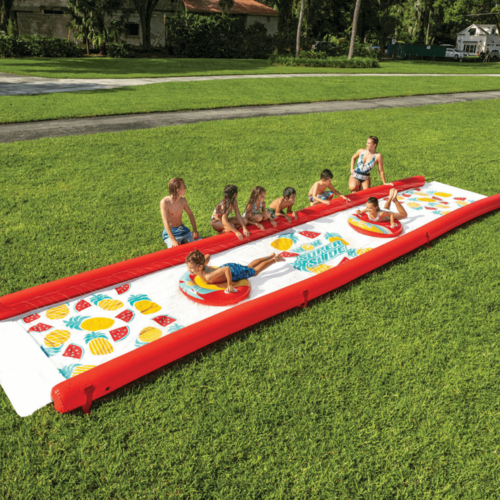WOW Watersports Pineapple Super Backyard Lawn Slide with High Side