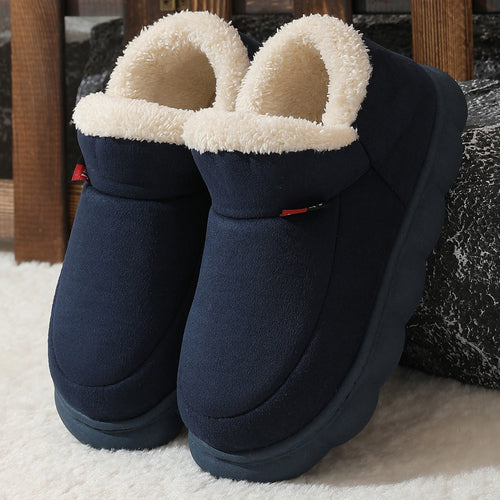 Plush Memory Foam Slippers - Warm Suede House Shoes