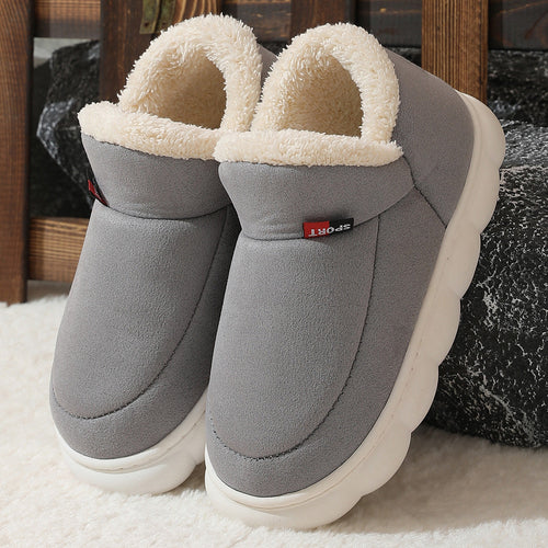Plush Memory Foam Slippers - Warm Suede House Shoes